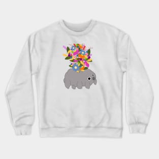 Floral Tardigrade Crewneck Sweatshirt